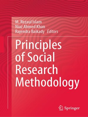 cover image of Principles of Social Research Methodology